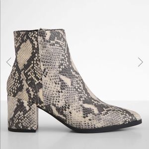 Steve Madden Dafnii Snakeskin boots size 9.5